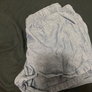 Blue jean soft shorts they are blue